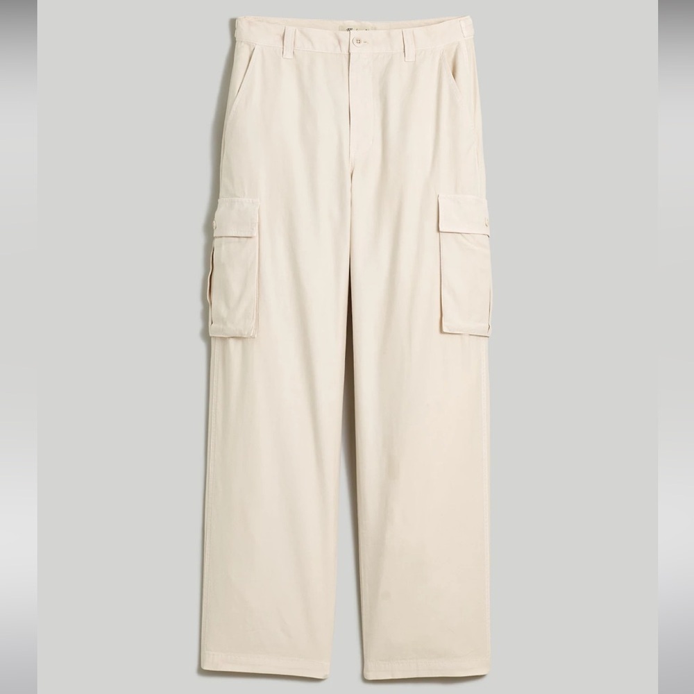 Madewell Garment-Dyed Low-Slung Straight Cargo Pants Size 24 - Picture 6 of 16